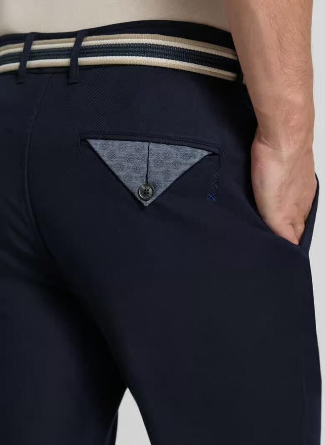 Scotch & Soda Chino met riem en steekzakken model 'WARREN' - Foto 2