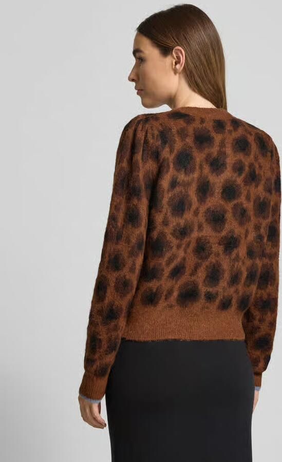 Scotch & Soda Gebreid jack met ronde hals en knoopsluiting - Foto 4
