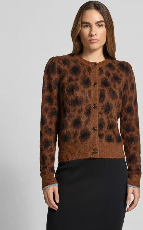 Scotch & Soda Gebreid jack met ronde hals en knoopsluiting - Foto 5