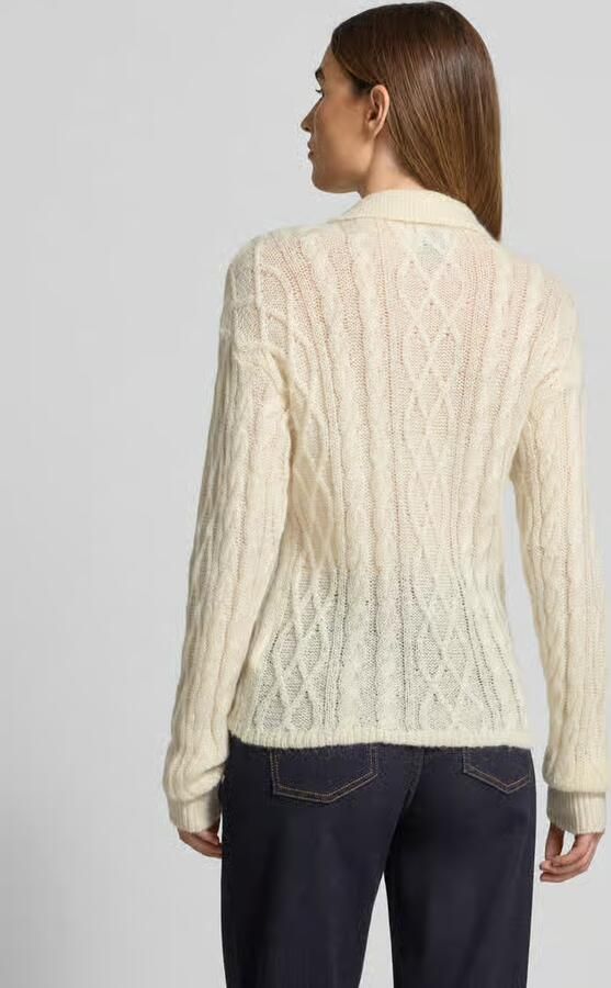 Scotch & Soda Gebreide pullover met kabelpatroon