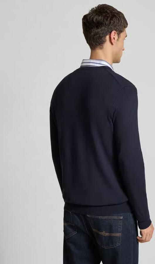 SCOTCH & SODA Heren Truien & Vesten Viscose Pullover Crewneck Donkerblauw - Foto 7