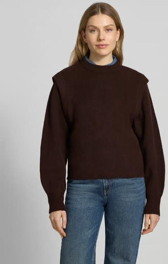 Scotch & Soda Gebreide pullover met ribboorden