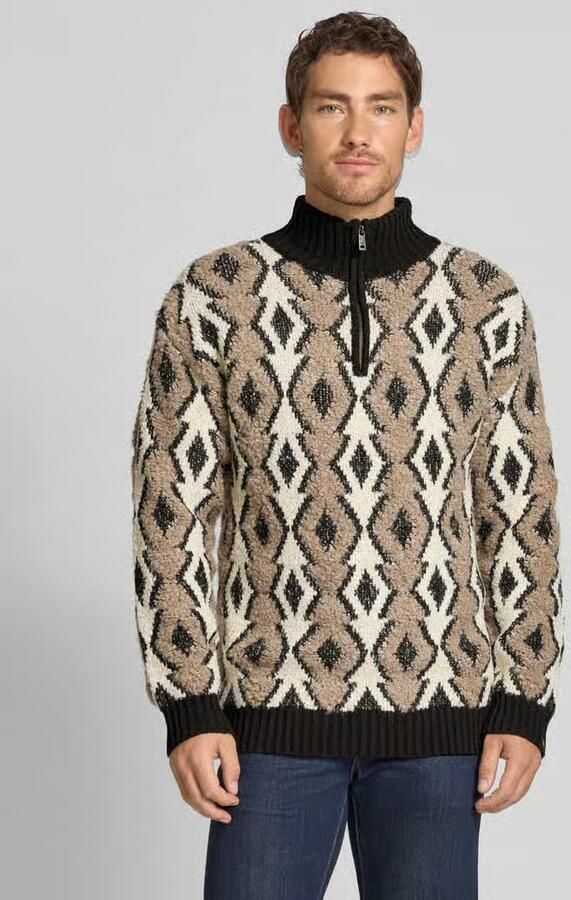 Scotch & Soda Gebreide pullover met ribboorden model 'ARGYLES' - Foto 2