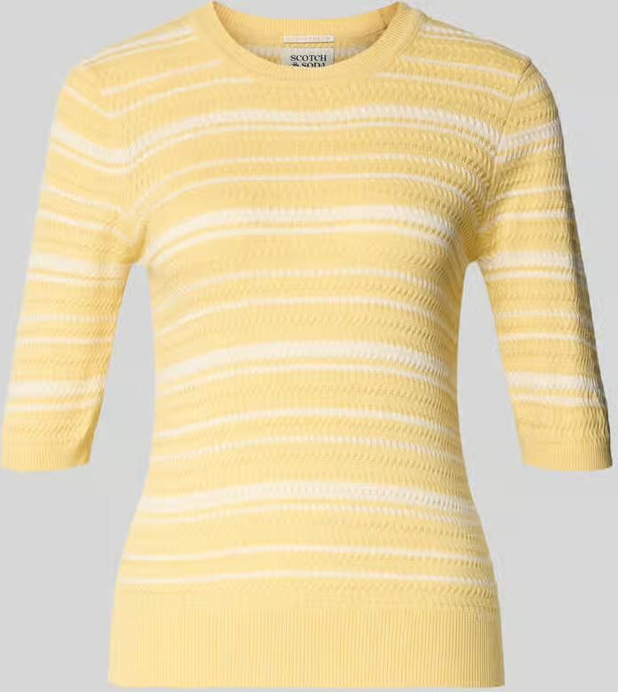 Scotch & Soda Gebreide pullover van katoenmix - Foto 2