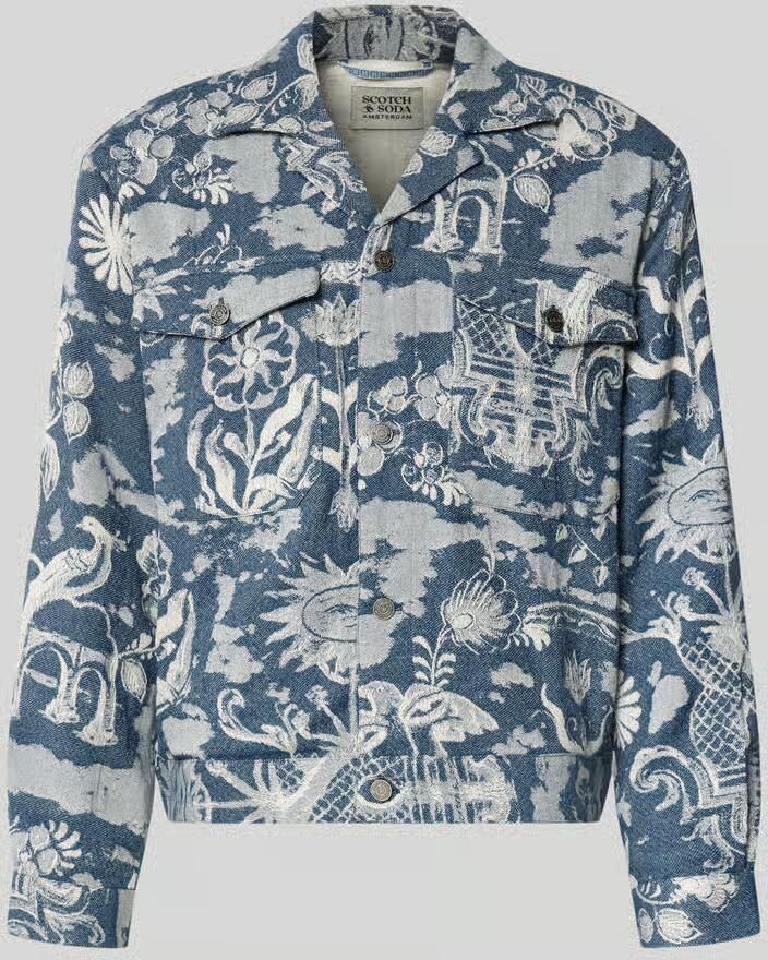 Scotch & Soda Jack in all-over look met reverskraag - Foto 2