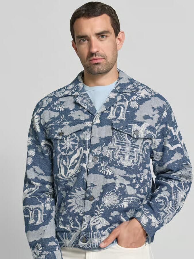 Scotch & Soda Jack in all-over look met reverskraag