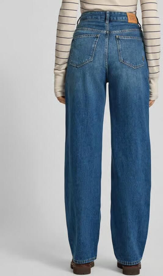 Scotch & Soda high waist straight leg jeans medium blue denim - Foto 6