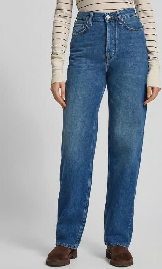 Scotch & Soda high waist straight leg jeans medium blue denim - Foto 5
