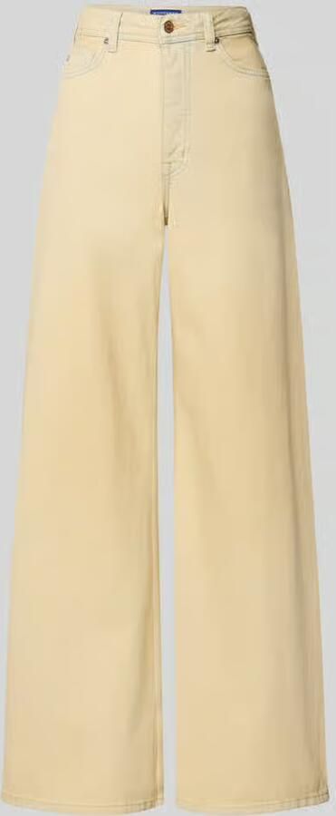 Scotch & Soda Jeans met wijde pijpen in used-look