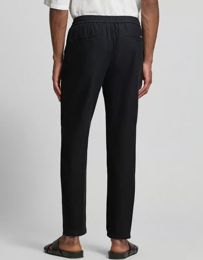 Scotch & Soda Jogpants van een katoen-linnenmix met elastische tailleband - Foto 2