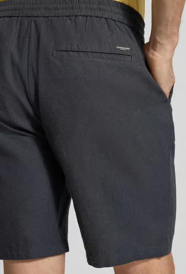 Scotch & Soda Korte broek van Mix van katoen en linnen Model 'FAVE'