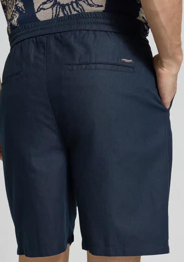 Scotch & Soda Korte broek van Mix van katoen en linnen Model 'FAVE'