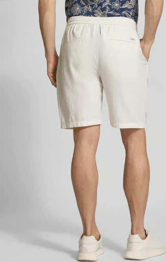 Scotch & Soda Korte Broek Scotch & Soda Fave Short Cotton Linen Off White - Foto 9