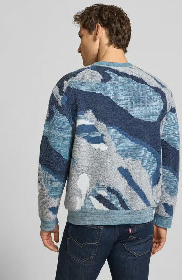 Scotch & Soda Loose fit gebreide pullover in all-over look - Foto 2
