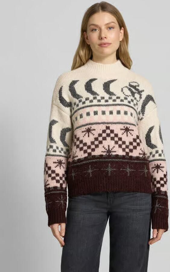 Scotch & Soda Loose fit gebreide pullover met wol - Foto 2
