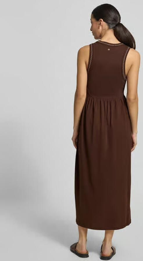 Scotch & Soda midi-jurk met ronde hals en stitchings - Foto 3