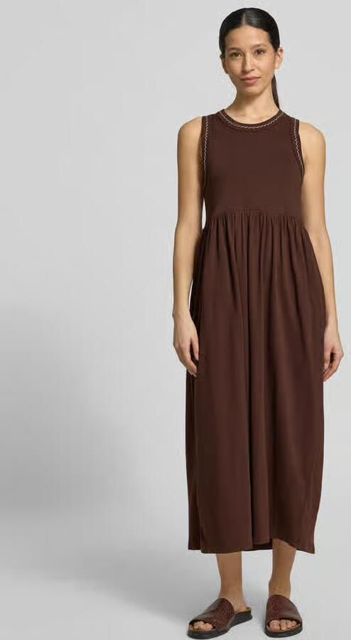 Scotch & Soda midi-jurk met ronde hals en stitchings - Foto 2