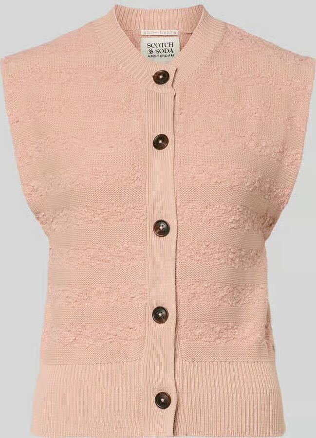 Scotch & Soda Mouwloos vest met ronde hals