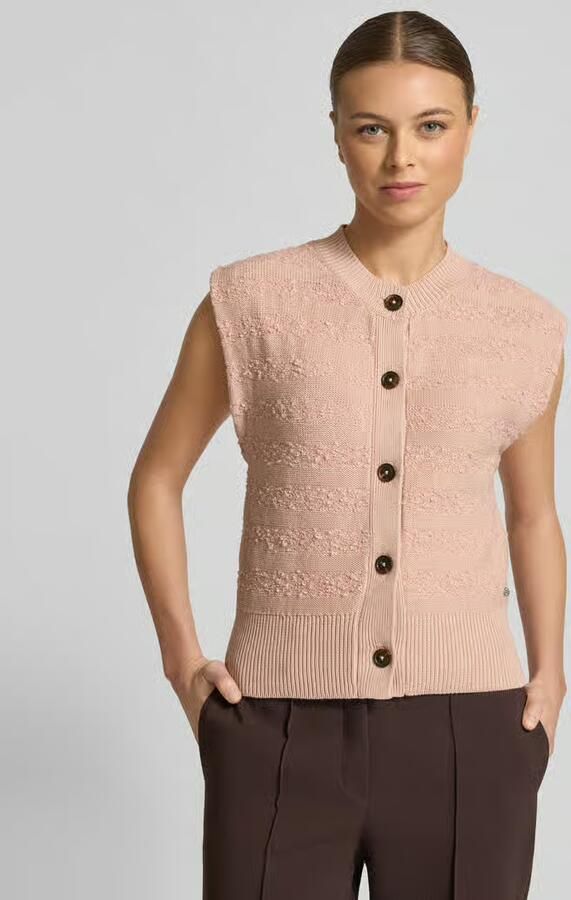 Scotch & Soda mouwloos vest met Ronde hals - Foto 4