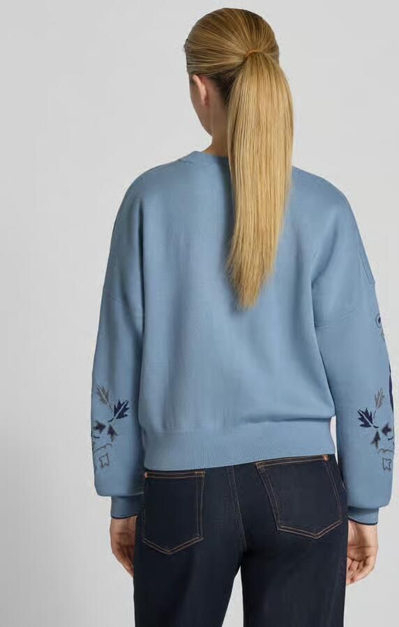 Scotch & Soda Oversized gebreide pullover met ribboorden