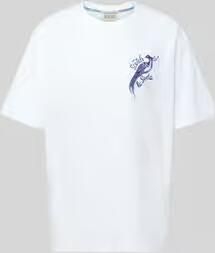 Scotch & Soda relaxed fit T-shirt met backprint wit - Foto 4