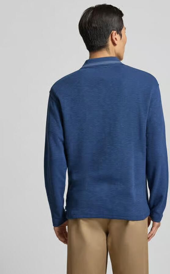 Scotch & Soda Poloshirt met korte blinde knoopsluiting