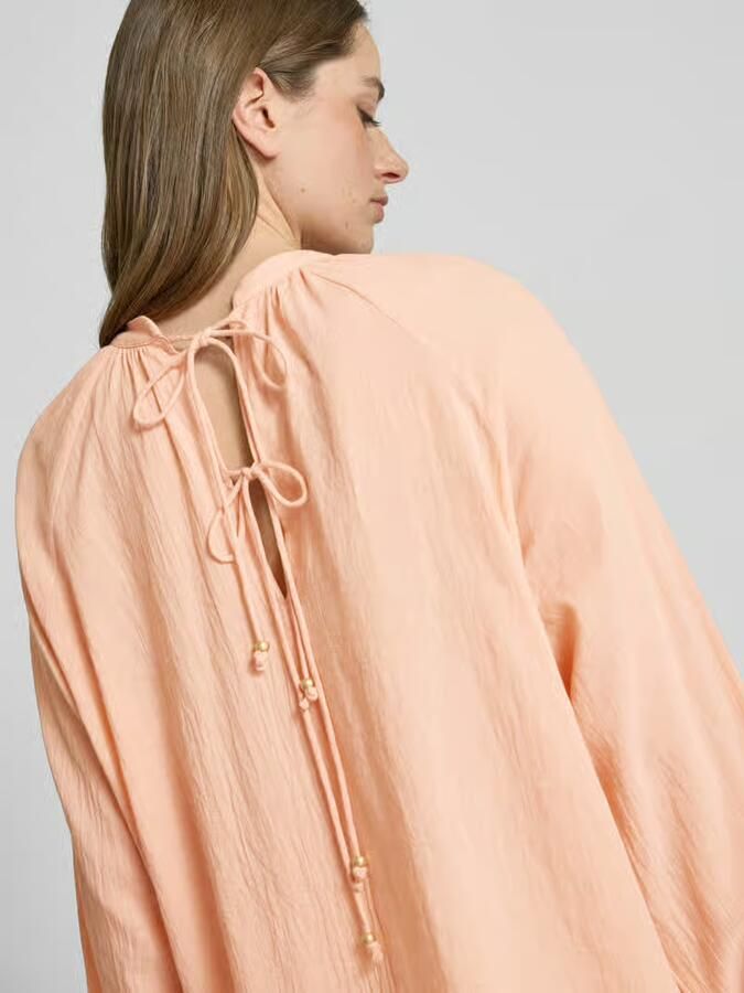 Scotch & Soda Regular fit blouse met druppelvormige hals