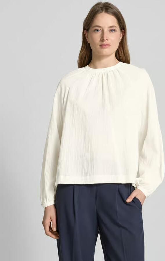 Scotch & Soda Regular fit blouse met druppelvormige hals - Foto 3