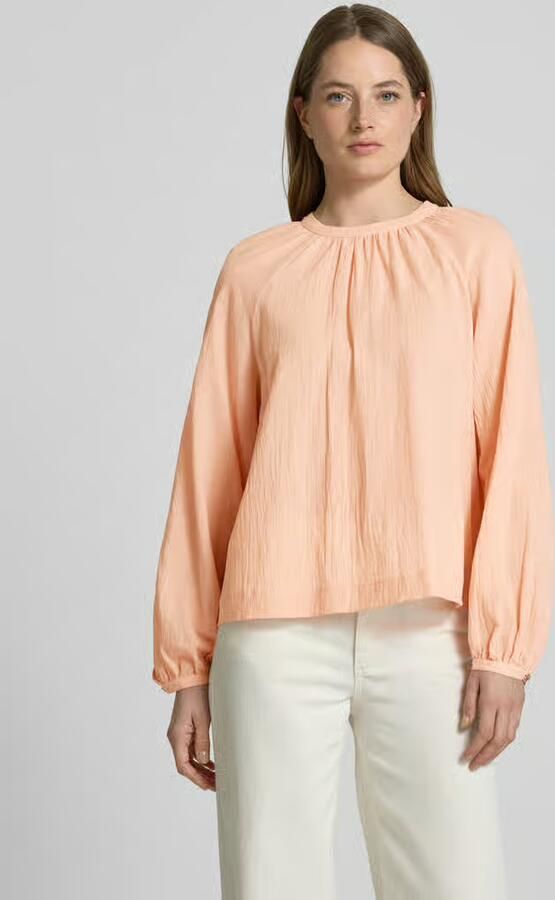 Scotch & Soda Regular fit blouse met druppelvormige hals - Foto 3