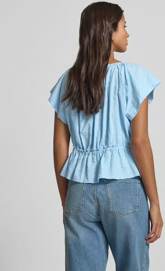 Scotch & Soda Regular fit blouse met structuurmotief