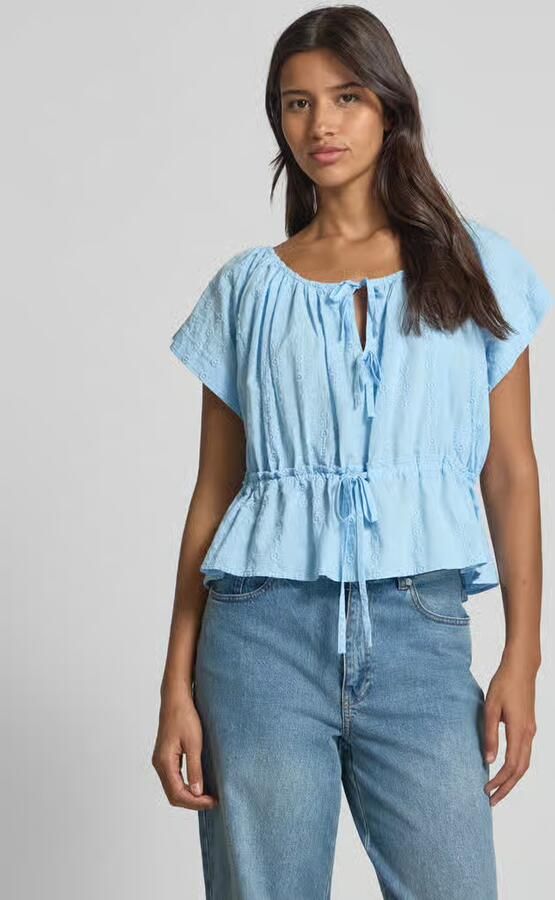 Scotch & Soda Regular fit blouse met structuurmotief - Foto 2