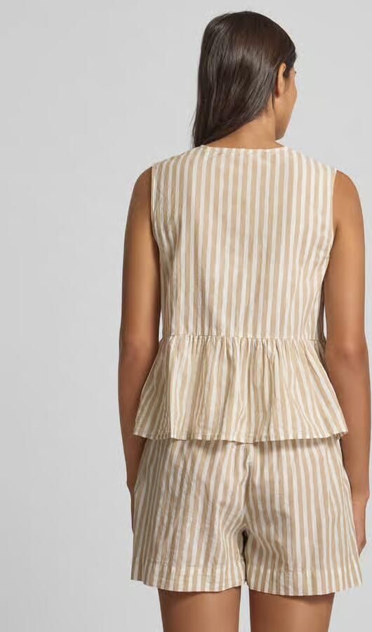 Scotch & Soda Regular fit blousetop met druppelvormige hals - Foto 4