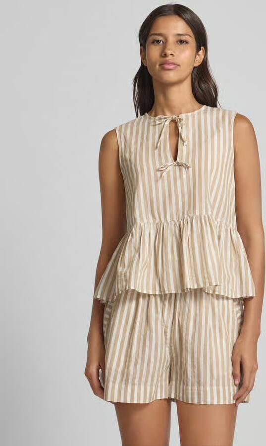 Scotch & Soda Regular fit blousetop met druppelvormige hals - Foto 5