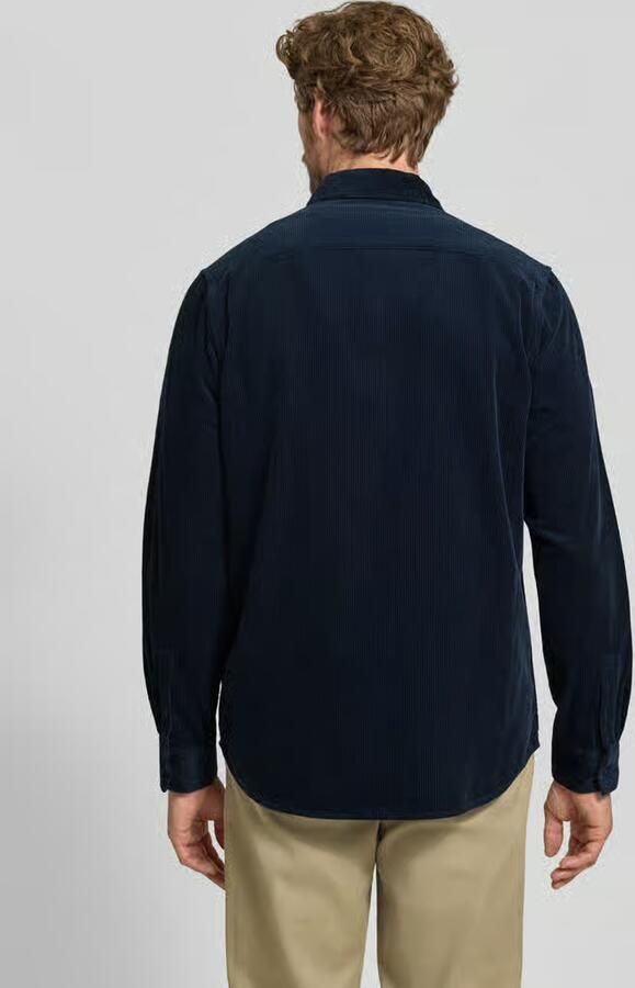 Scotch & Soda Regular fit corduroy overhemd met borstzak - Foto 2