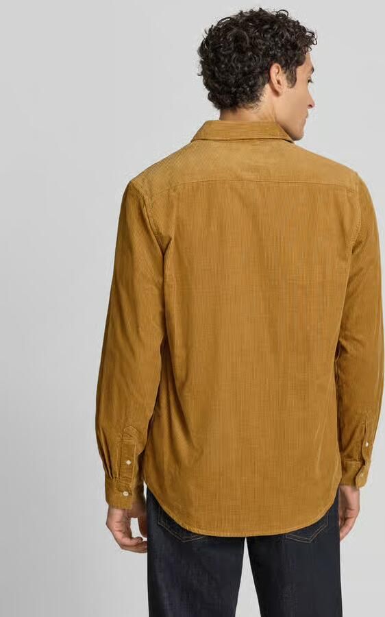 Scotch & Soda Regular fit corduroy overhemd met borstzak - Foto 2