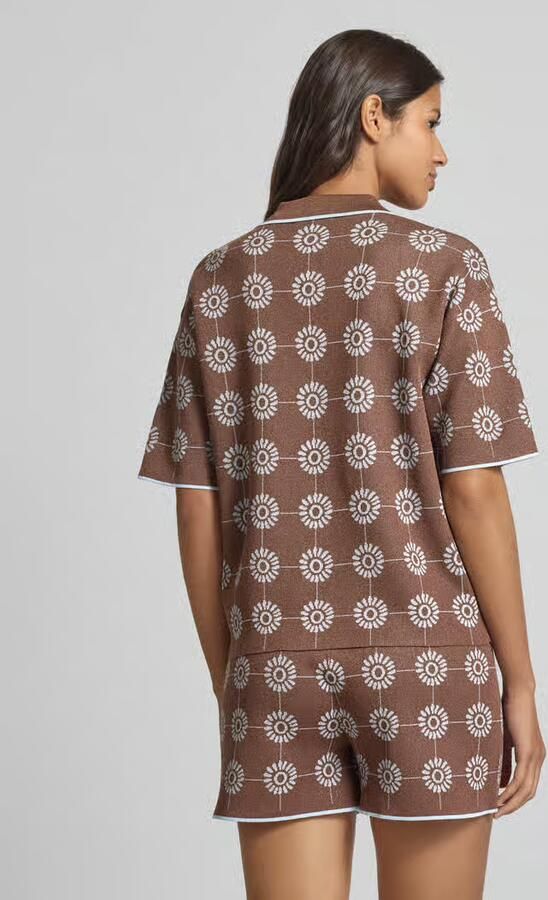 Scotch & Soda Regular fit gebreide blouse met 1 2-mouwen - Foto 4