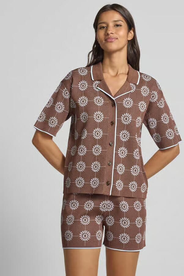 Scotch & Soda Regular fit gebreide blouse met 1 2-mouwen - Foto 2