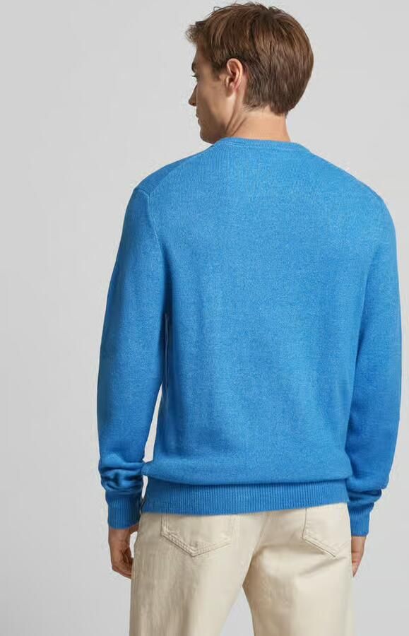 SCOTCH & SODA Heren Truien & Vesten Soft Knit Regular Fit Sweater Blauw - Foto 7