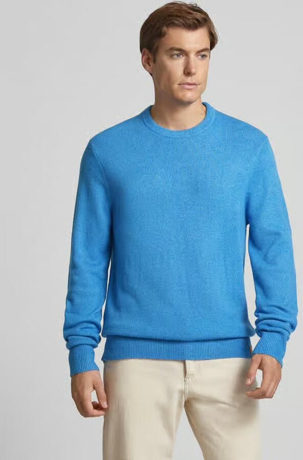 SCOTCH & SODA Heren Truien & Vesten Soft Knit Regular Fit Sweater Blauw - Foto 11