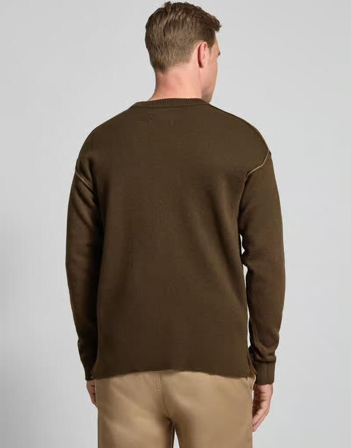 Scotch & Soda Regular fit gebreide pullover van mix van katoen en wol