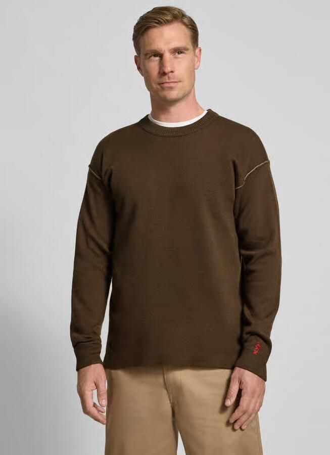 Scotch & Soda Regular fit gebreide pullover van mix van katoen en wol - Foto 2