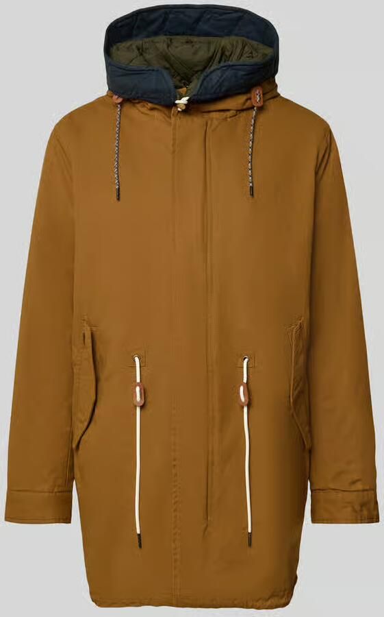Scotch & Soda Regular fit lange jas van puur katoen model 'FISHTAIL'