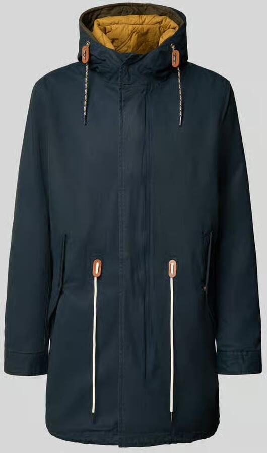 Scotch & Soda Regular fit lange jas van puur katoen model 'FISHTAIL'