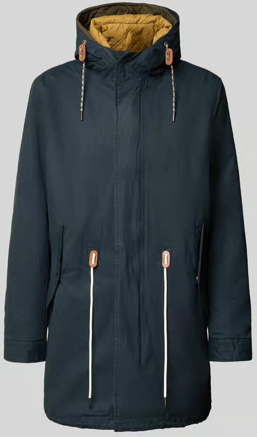 Scotch & Soda Regular fit lange jas van puur katoen model 'FISHTAIL'
