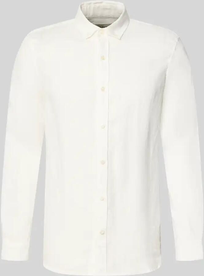 Scotch & Soda Overhemd Lange Mouw Scotch & Soda Linnen Overhemd Wit - Foto 11