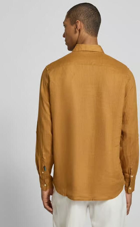 Scotch & Soda regular fit linnen overhemd met kentkraag - Foto 5