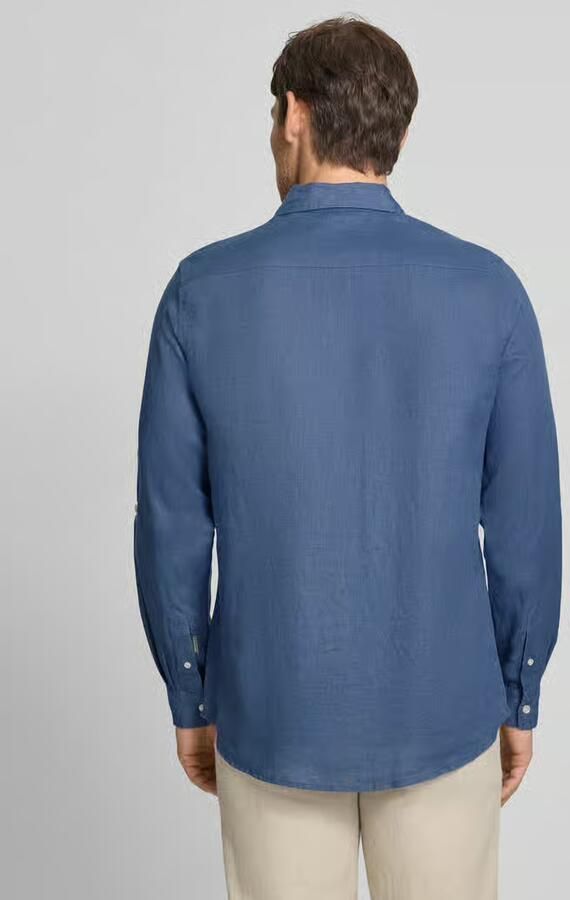 Scotch & Soda regular fit linnen overhemd van puur linnen model 'CORE'