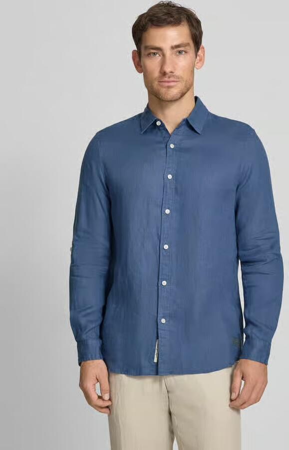 Scotch & Soda regular fit linnen overhemd van puur linnen model 'CORE' - Foto 4