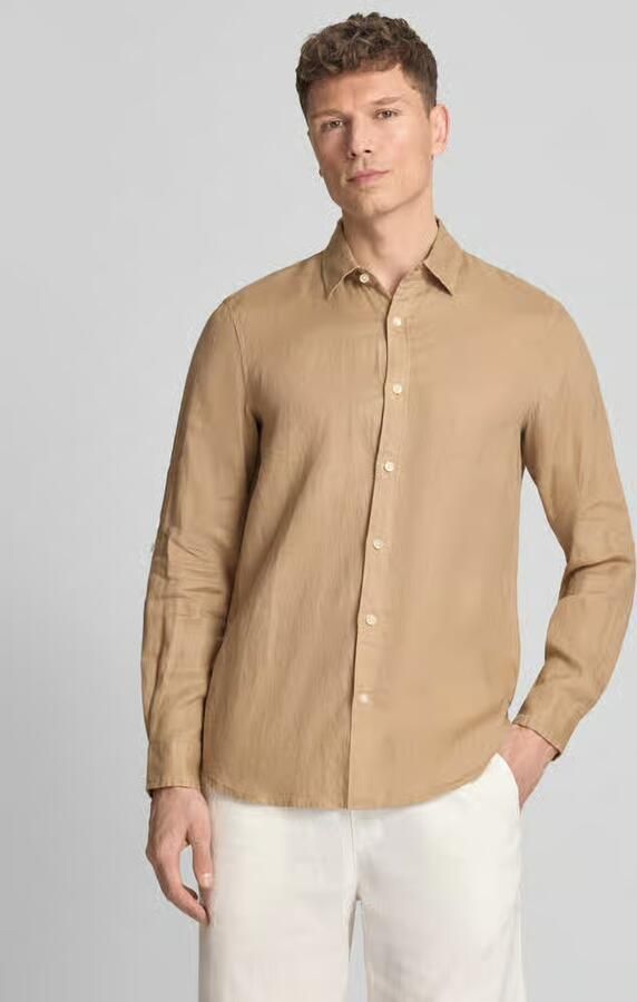 Scotch & Soda regular fit linnen overhemd van puur linnen model 'CORE' - Foto 2