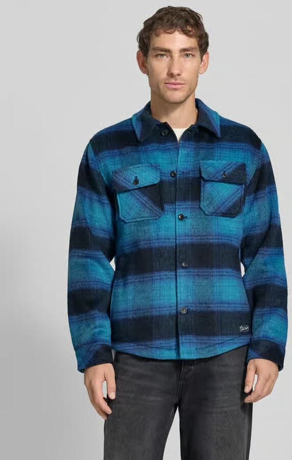 Scotch & Soda Regular fit overhemdjack met borstzakken - Foto 2